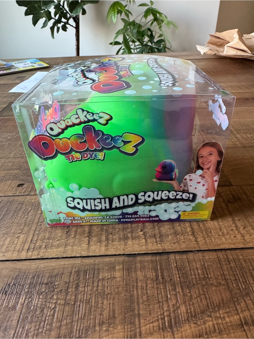 Quackeez Duckeez Tie Dye Squishy